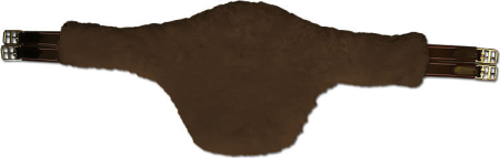 Stollengurtschoner Lammfell mocca