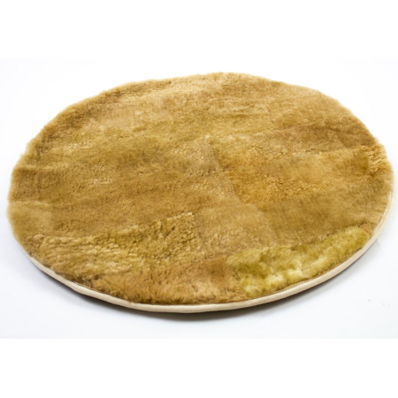 Teppich Hundebett Katzenbett Patch rund camel