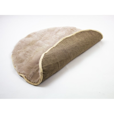 Teppich Hundebett Katzenbett rund perl