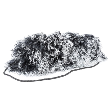 Tibet Lammfell Muff Handwaermer schwarz (Tops)