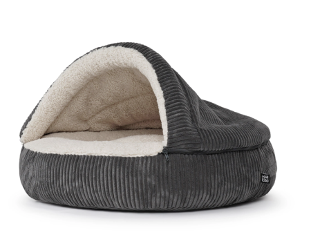 Hundebett Shell CORD anthrazit