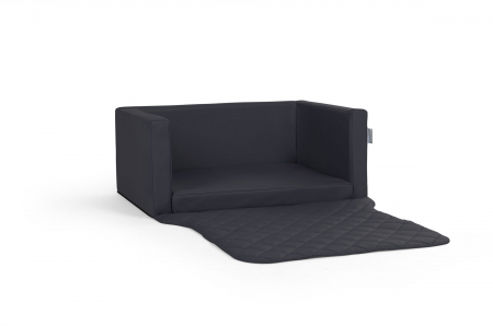 Travelmat Hunde-Reisebett 100 x 80 cm schwarz