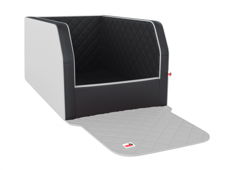 Auto Rücksitz Hundebett Travelmat RS Duo Plus Gr. M Blacksnow